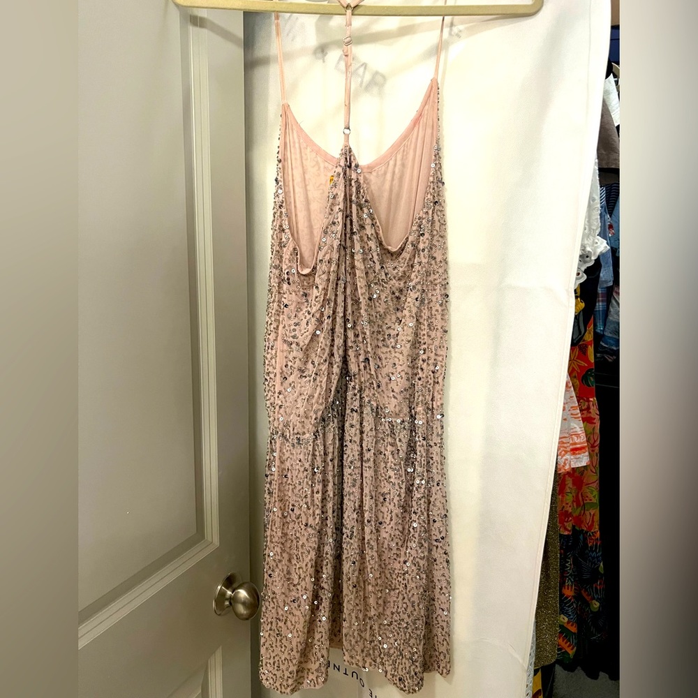 Alice + Olivia Beaded Silk Slip Dress - Picture 4 of 4